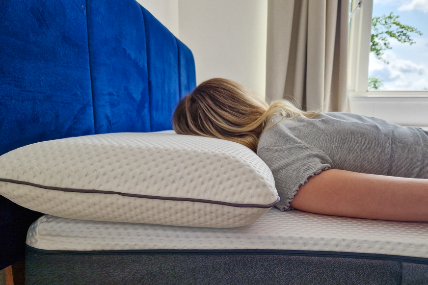 test oreiller ventre